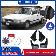 For Nissan Sentra B13 Sunny Tsuru V16 Genesis 1990~1994 Mudguards Mudflaps Fender Mud Flap Splash Mu