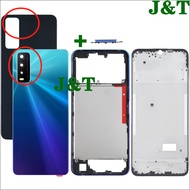 Back Battery Cover Housing For ViVo Y20 Y20S Y20i Y12S Y12A LCD Front Middle frame lens button