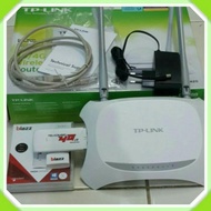 PAKET MODEM 4GB + ROUTER WIRELES TP LINK 3420 BAGUS BUAT TOKO DAN CCTV