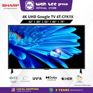 Sharp 50 55 65 75 Inch 4K UHD FK1X Series 4TC50FK1X 4TC55FK1X 4TC65FK1X 4TC75FK1X LED TV WAH LEE STO