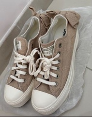 包順豐 CONVERSE All Star Lift 腰果花 刺繡 蝴蝶結 厚底鞋 38碼 A10246C