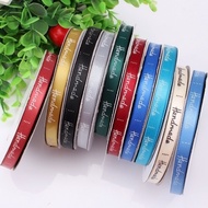Sweet Colored Ribbon Handmade Print Length 25 Yards Or 22.5 Meters For Wrapping Gift Boxes Tie And D