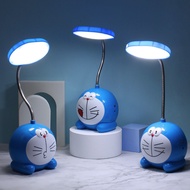 Creative led eye protection table lamp USB rechargeable desk study student dormitory children reading bedside night ligh