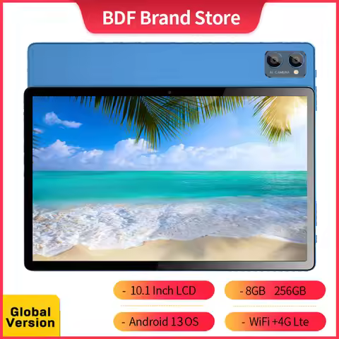 New 4G Pad Global Version 10.1 Inch Android Tablets with Octa Core Processor 8GB RAM 256GB ROM Dual 