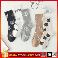 TOPBASE Spring Cute Socks Kawaii Japan Cartoon Cat Trend Cotton Girls Casual Socks Men Women Fashion
