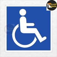 KI ACRYLIC SIGN BOARD DISABILITY SIGN ACRYLIC SIGN/ DISABILITY SIGN