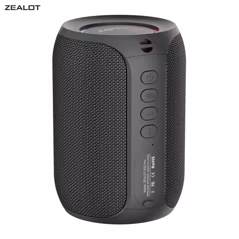 ZEALOT S32PRO Portable Wireless Speaker Subwoofer Stereo Waterproof Powerful Column Outdoor Speakers