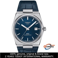 Tissot PRX T137.407.16.041.00 Men's T-Classic PRX Powermatic 80 Blue Leather Strap Watch