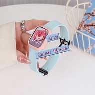 Magnetic Lock Rubber Sheet + Soft Case Compatible With Smart Watch 8 7 6 5 4 Se Ultra And Ultra8Pro 