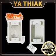 TLX PVC AMCO Electrical Box for Outlet/Switch – Standard Size | Durable & Fire-Resistant