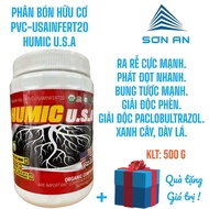 Phân Bón Hữu Cơ HUMIC USA (500g): Phân Bón Kích Rễ Acid Humic Humic Kích Rễ Humic Mỹ Phân Bón Kích R