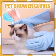 【1 Pair】Pet Shower Gloves Cat Dog Bath Brush Shower Comb Anti Scratch Glove Pet Massage Cleaning Grooming Tool