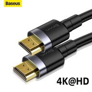 Baseus 4K HDMI-Kabel Kompatibel untuk Xiaomi TV Box PS5 USB HUB Ultra Kecepatan Tinggi 4K 60Hz HD 2.0 Kabel Pemisah Video