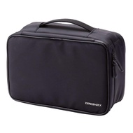 [Japan] ELECOM Gadget Pouch, Large Capacity, Carrying Type, Gadget Case, Organizer Pouch, Black, BMA