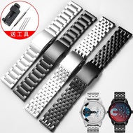 Watch Strap Black Stainless Steel Bracelet Dissay DZ7395 4316 7305 7340 7395 Men Stainless Steel Wat