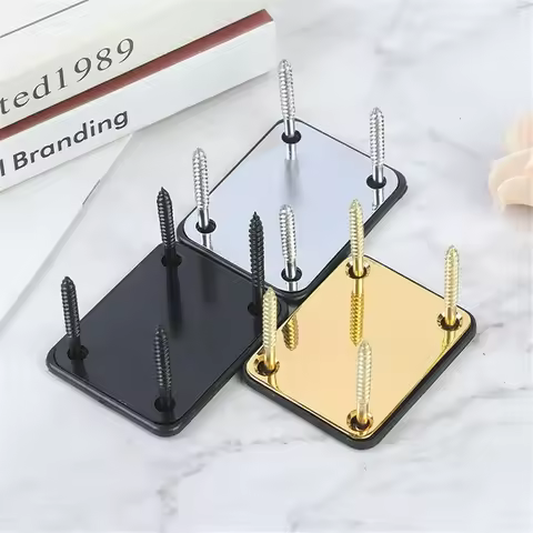 Electric Guitar Neck Plate With Screw for Fender Stratocaster Telecaster Guitar Neck Joint Board Mus
