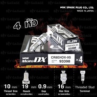 NGK หัวเทียน MotoDX ขั้ว Ruthenium【 CR8EHDX-9S 】 4 หัว ใช้สำหรับ CB400 Super four [ อัพเกรด CR8EH-9 