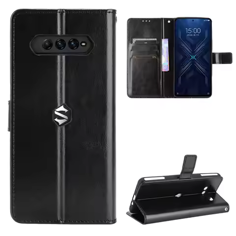 For Xiaomi Black Shark 4 Pro Case classic Flip Luxury PU Leather Phone Case For Xiaomi Black Shark 4
