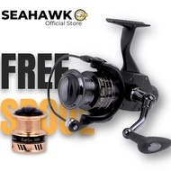 Seahawk Frog Spin 🎣 Kekili Pancing Spinning Reel | Bunyi Katak Berpatent + Pemegang CNC Graphite + F