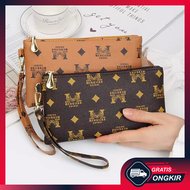Gratis Ongkir - Long Wallets Resleting Kulit / Dompet Panjang Wanita Fashionable