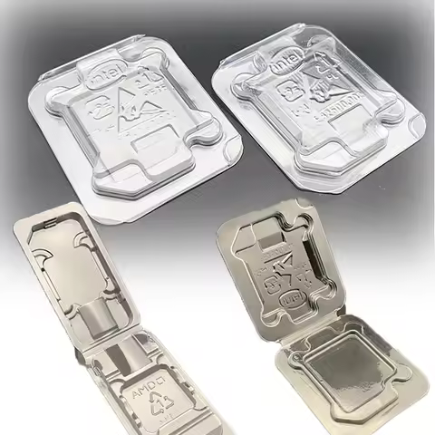 10pcs CPU Clamshell Tray Box AMD Case Holder Protection For AMD AM2 AM3 FM1 FM2 Shell CPU Protection