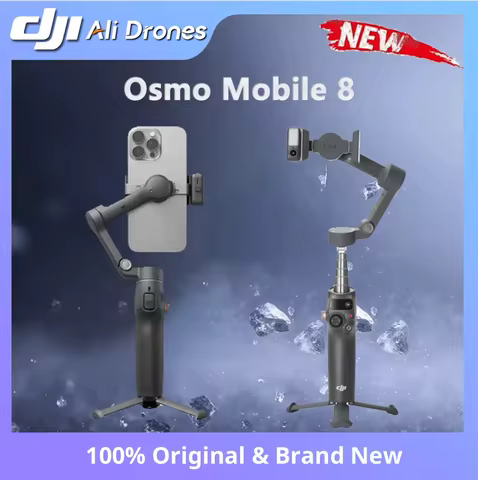 DJI Osmo Mobile 8 OM8 Smartphone Gimbal Stabilizer 3 Axis Mobile Phone Gimbal Original Brand New In 