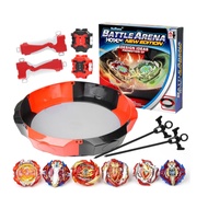 Bay Blade Large Stadium with 6 Burst Spinning Tops Launcher Set, for Age 5 6 7 8 9 10 11 12 Years
