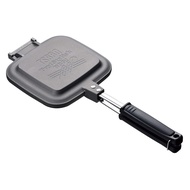 TSBBQ Hot Sandwich Maker Silver TSBBQ-007 with one side flat! Ears stick together and contents do no