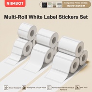 【3Rolls Set】NIIMBOT B21/B1/B3S White Thermal Label Paper, Price Tags for Clothing, Stickers for Food