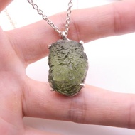 捷克隕石墜飾 UW-MN001 - 純銀項鍊 手工製作