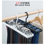 ArtLiving SG Japanese Style Belt Organizer, Tie Organizer, Belt Hanger,Tie Hanger