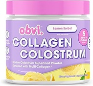 Obvi Collagen Colostrum, Lemon Sorbet, 3.8 oz (107.5 g)