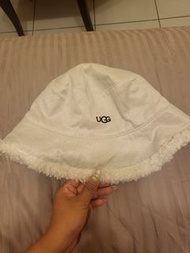 UGG白色刷毛帽