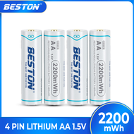 Bộ Sạc Beston M7032 Cho Pin Lithium 1.5V AA AAA - Sạc Nhanh Tự Ngắt Có Đèn Báo 4 Khe Tiện Lợi