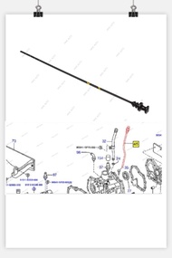 Perodua Viva Kelisa Kenari Kancil Auto Gear Oil Level Gauge/ Oil Level Dipstick 35103-97201