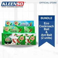 KLEENSO Pesso Eco Cockroach Bait (2x) + Pesso Eco Ant Bait (2x)