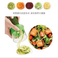 蔬果刨絲器 西葫蘆面 刨絲刀 蔬菜螺旋轉絲器 削節瓜麵條刀 擰切神器 翠玉瓜麵 生酮蔬菜麵