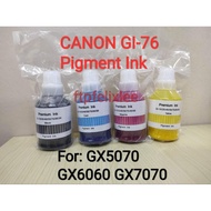 Compatible gi76 GI-76 Waterproof Pigment refill ink bottle for Canon MAXIFY Printer GX5070 GX6060 GX