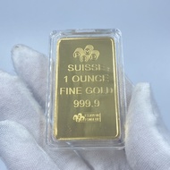 Swiss Bank Gold Bar Commemorative Coin 1 oz Alien Gold Coin Coin Foreign Currency Collection Goddess