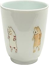 24to3 Nishitomi Pottery 477338 Arita Ware Tea Cup, Approx. 6.7 fl oz (190 ml), Red Made in Japan