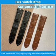 Apply To Cartier TANK SOLO London Calibre Watch Strap, Genuine Cowhide Leather Replacement Accessori