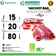 Food Vacuum Bag 15x20cm SMOOTH DELKOCHOICE Vacuum PlasticPOLOS UNIT/