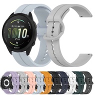 20mm Silicone Watch Band for Garmin Forerunner 165 Music 645 245 55 158 Vivoactive 5 3 3t Strap Venu