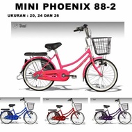 sepeda dewasa keranjang mini ctb phoenix 24 26