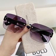 New frameless sunglasses,UV blocking sunglasses for women,Fashion shades for women