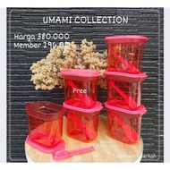 Tupperware Umami Collection peach 6pcs