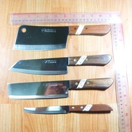 มีดทำครัวกีวีจัดชุด 4 อัน Kiwi 502 172 173 830 ใบมีดสแตนเลสคมทนไม่เป็นสนิมด้ามไม้คลาสิกสวยงามจับถนัดมือ Chefs Knife Kiwi 502 172 173 830 Stainless steel Blade Wood Handle