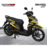Motorcycle Striping Sticker Decal Sticker HONDA BEAT Fi Full Body Ds Hyiden 69