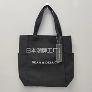 Japanese Dean & Deluca Canvas Shoulder Bag Student Casual Shopping Bag Bag Personalized Printed Stud