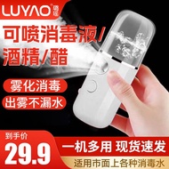 璐瑶（LUYAO）消毒喷雾器酒精喷雾自动雾化补水仪面部保湿喷雾仪器手持脸部加湿器美容 迷你白